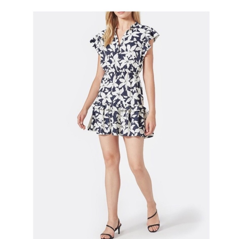 Joie Krystina Ruffle‎ Trim Dress S